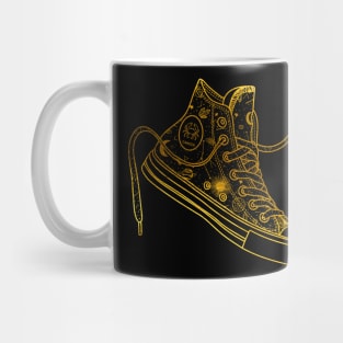 Cancer high tops - Gold Mug